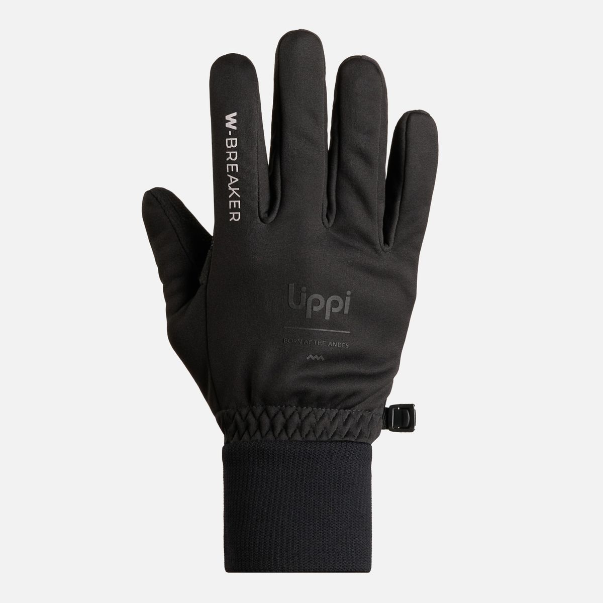 LIPPI - Guante Unisex Coldblock Softshell Glove Negro Lippi