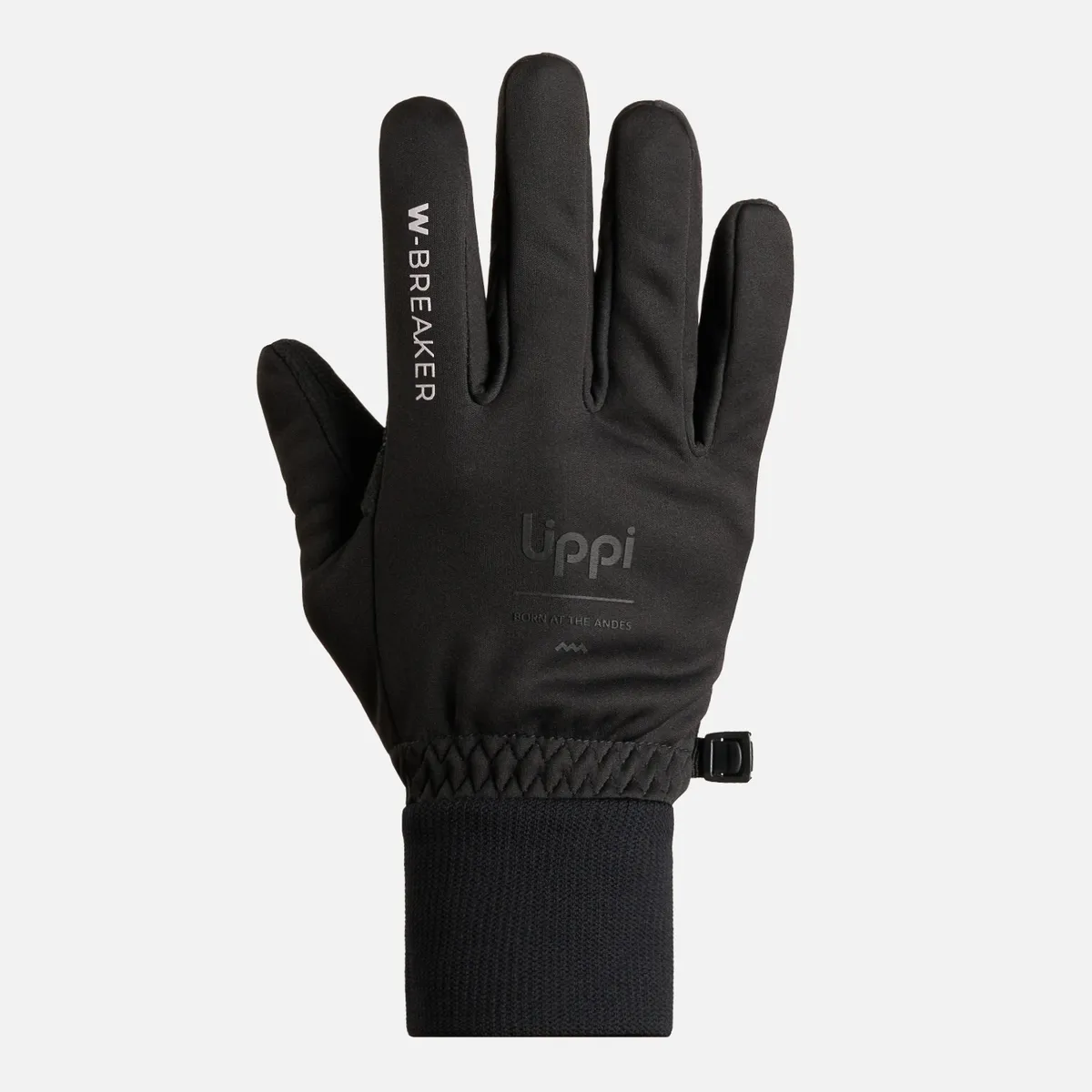 LIPPI - Guante Unisex Coldblock Softshell Glove Negro Lippi