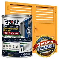 EPOXY - ESMALTE SINTETICO - CONVERTIDOR OXIDO - 1-32 GALÓN - NARANJA CLARO