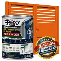 EPOXY - ESMALTE SINTETICO - CONVERTIDOR OXIDO - 1-32 GALÓN - NARANJA PROFUNDO