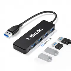 ULINK - Mini Hub USB 3.0 De 4 Puertos UL-HUB300 Alta Velocidad