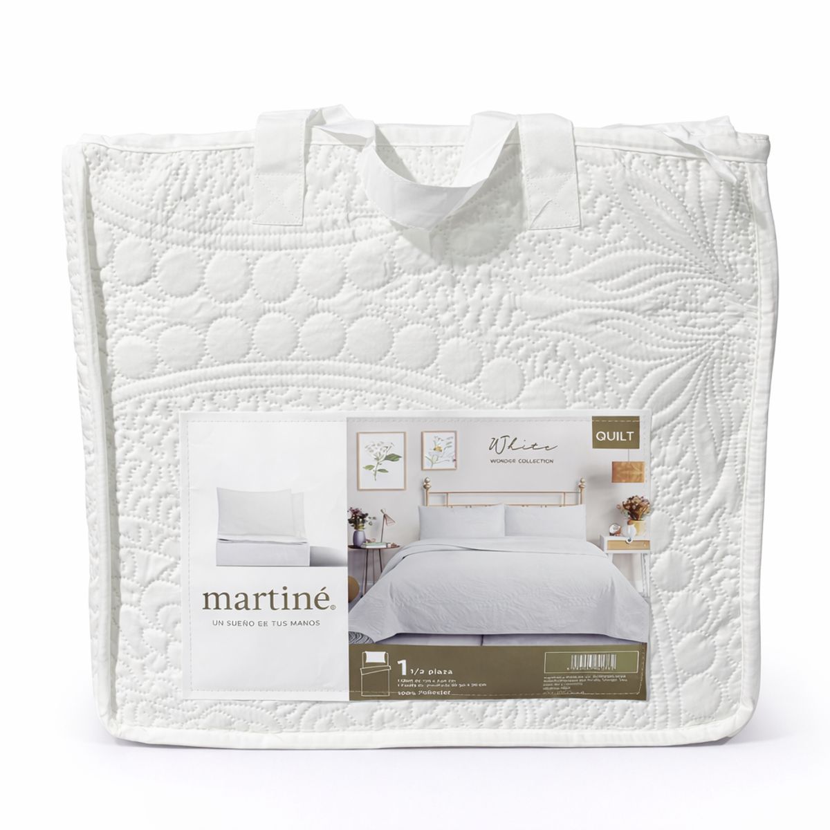 GENERICO - Cubrecama Quilt Reversible Wonder Collection Martiné