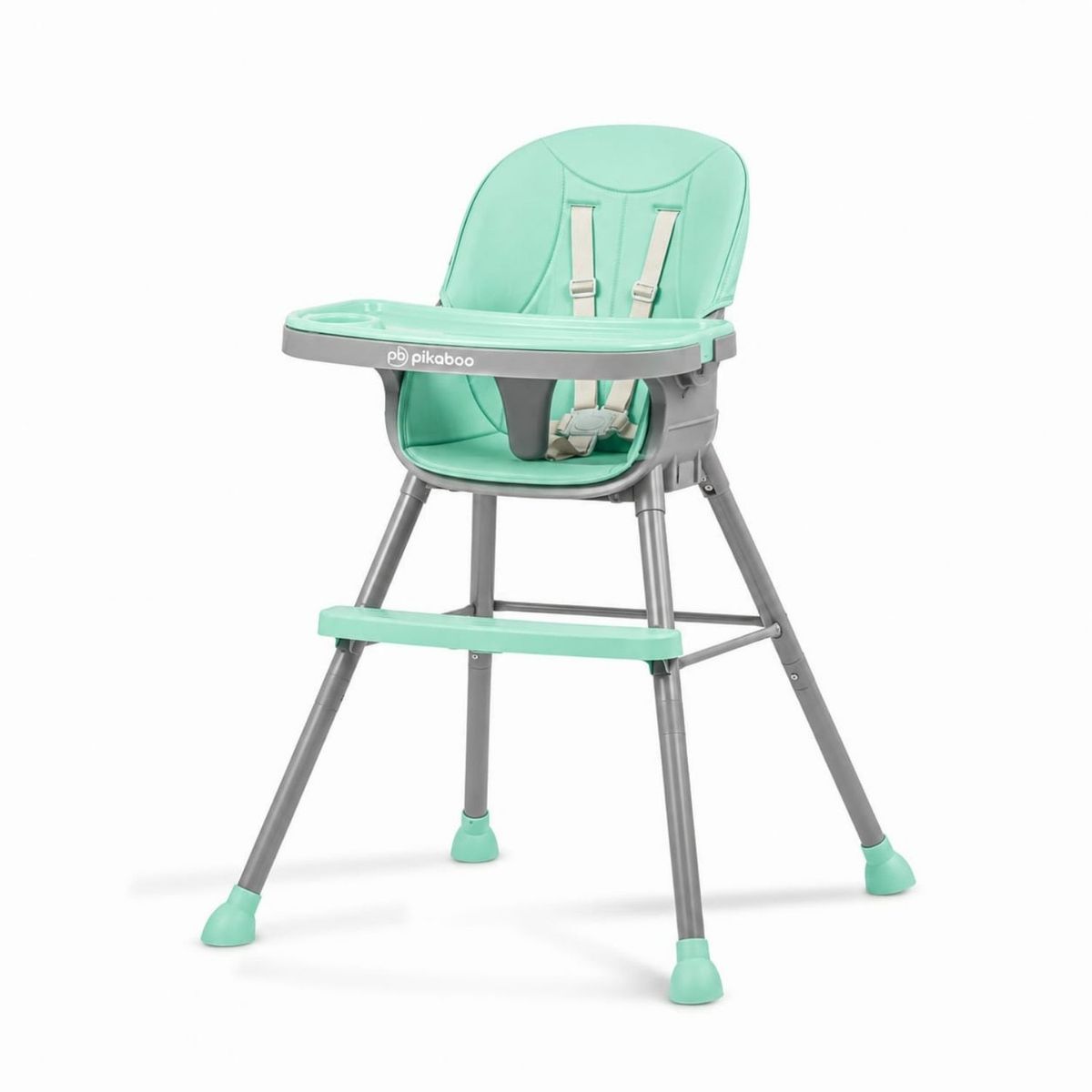 PIKABOO - Silla De Comer Para Bebes color turquesa 5 En 1 Jazz Pikaboo