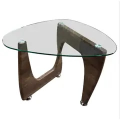 ARTIHOGAR - Mesa de Centro Vidrio Templado Oguchi Triangular