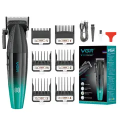 GENERICO - Máquina Profesional Corta Pelo Vgr V-003 Turbo 9000 Rpm Usb
