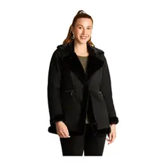 LORENZO DI PONTTI - Chaqueta Negro Manga Larga Elasticidad Nula Con Forro Calce Normal Tela Bonded