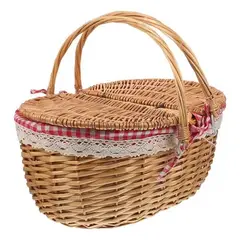GENERICO - Cesta De Pícnic Con Funda Seagrass Baskets