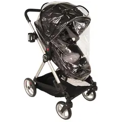 CONTOURS - COBERTOR COCHE DE BEBÉ LLUVIA Y VIENTO ELASTICADO AJUSTABLE