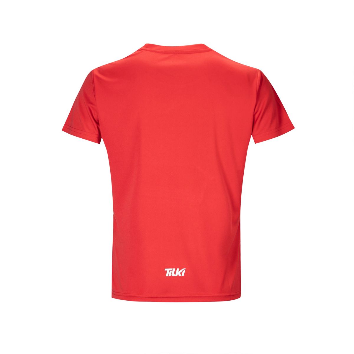 TILKI - Polera Khombi Mujer Tilki Temel RojoBlanco