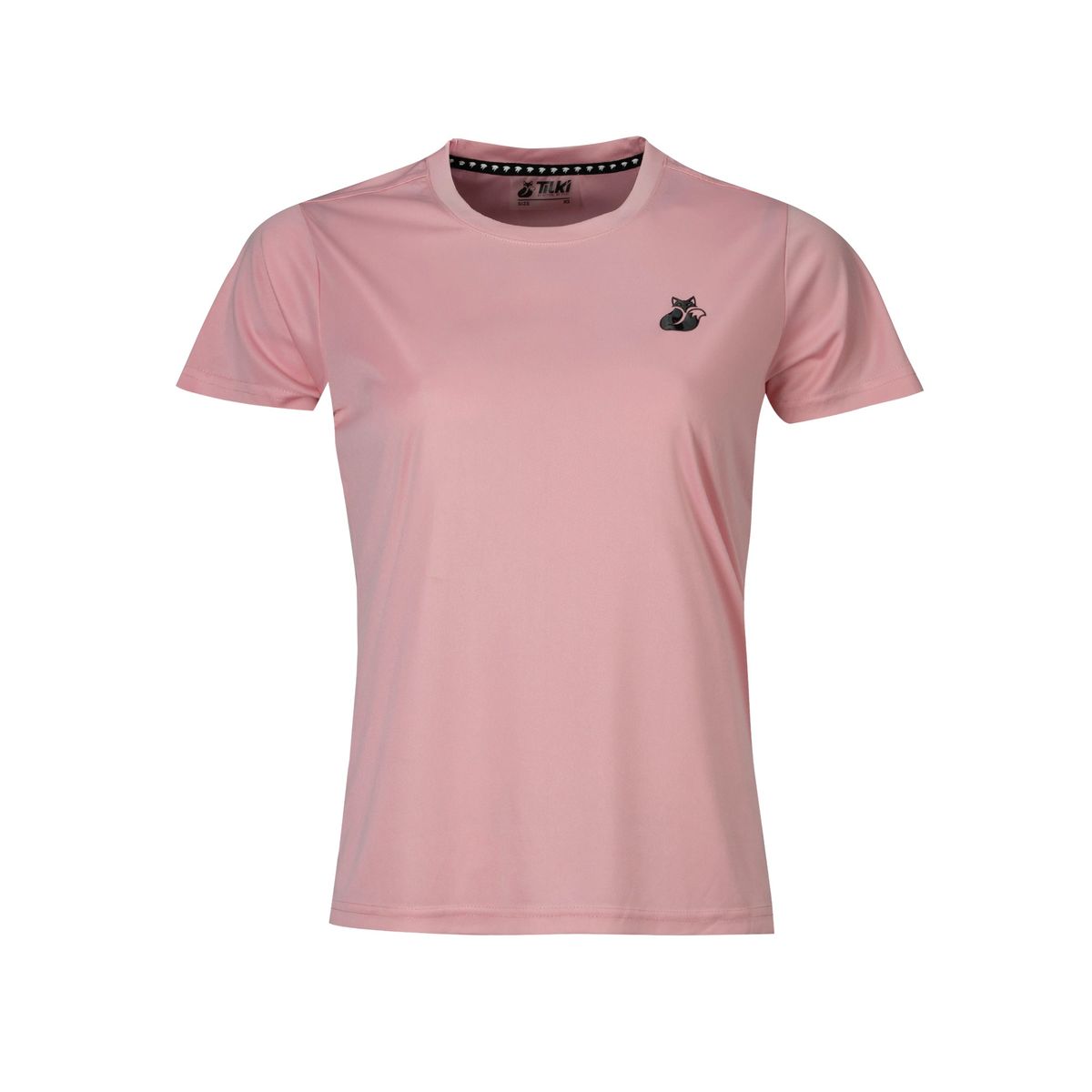 TILKI - Polera Khombi Mujer Tilki Temel RosadoNegro