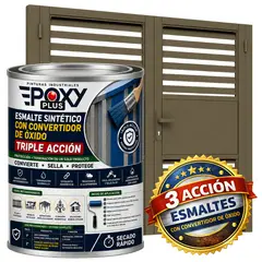 EPOXY - ESMALTE SINTETICO - CONVERTIDOR OXIDO - 1-32 GALÓN - GRIS CAQUI