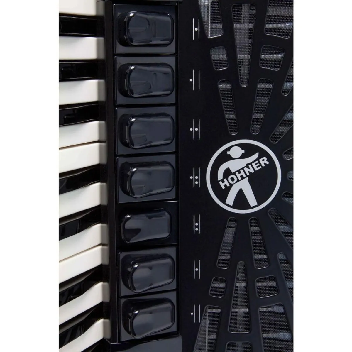 HOHNER - Acordeón Cromático Hohner Bravo III 120 - Rojo