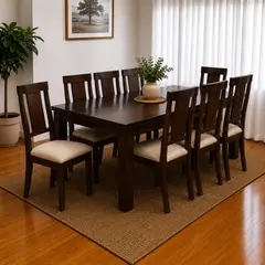 HS HEIM STORE - Comedor 8 Sillas Munich Color Chocolate