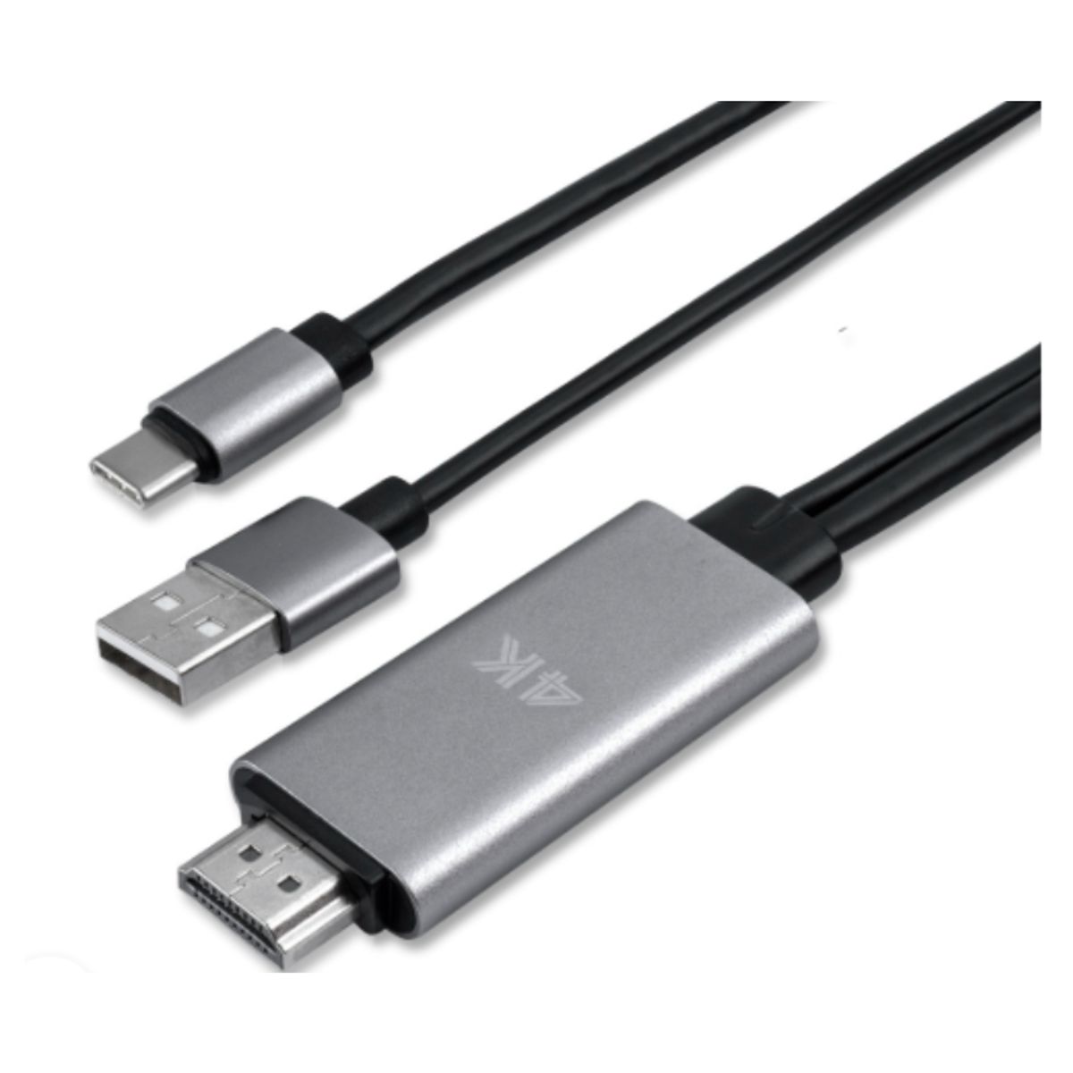 ULINK - Cable Adaptador USB-C A HDMI Con Carga USB Ulink 4K 1.8m