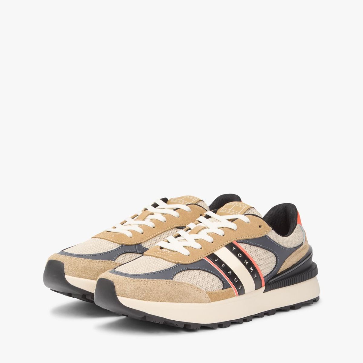 TOMMY HILFIGER - Zapatillas Con Suela Dentada Beige Tommy Jeans