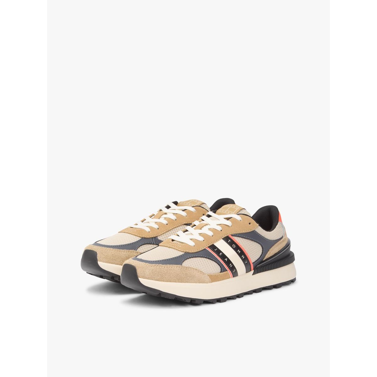 TOMMY HILFIGER - Zapatillas Con Suela Dentada Beige Tommy Jeans