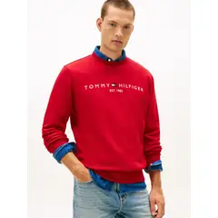 TOMMY HILFIGER - Polerón Established 1985 Rojo