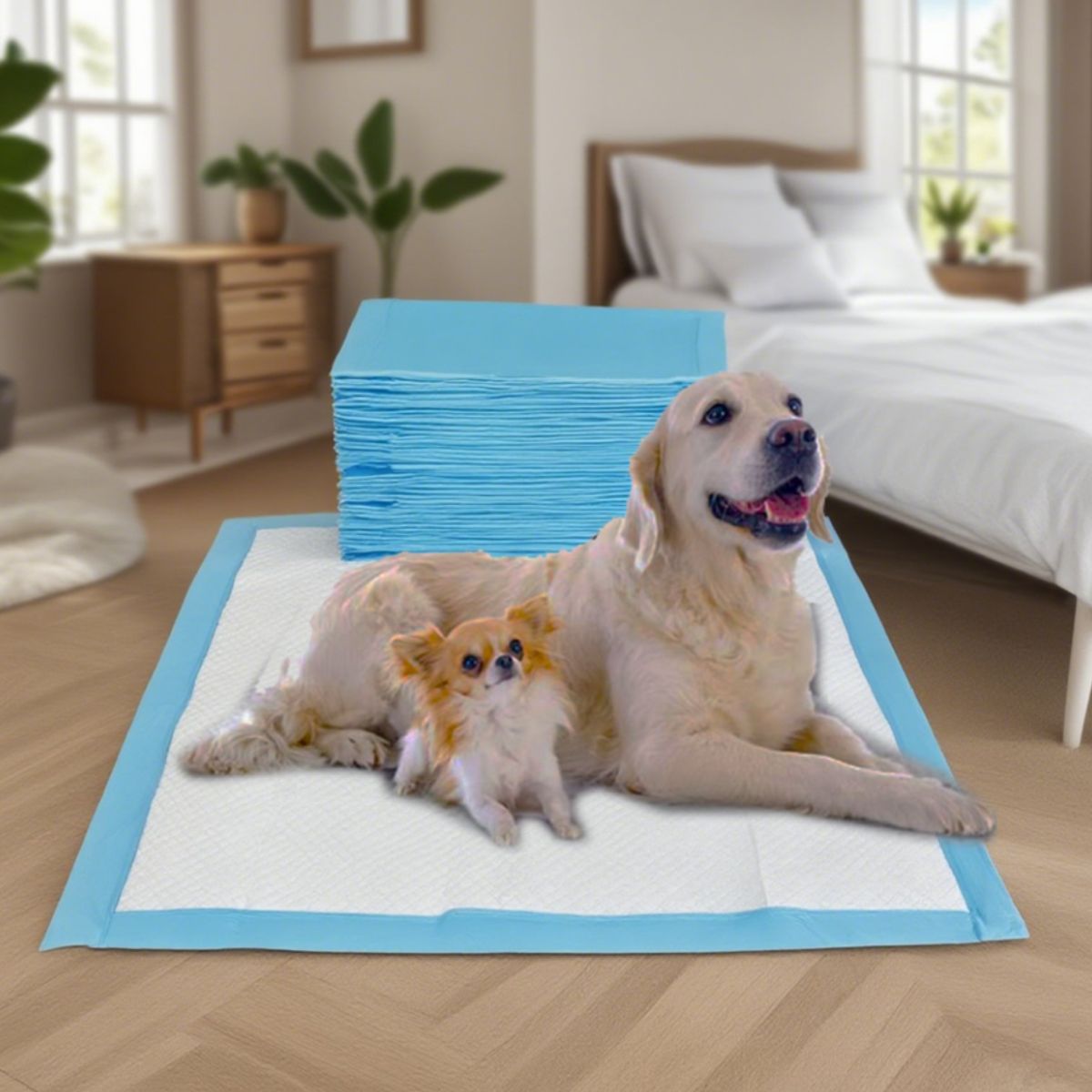 KIDSCOOL - Sabanillas Para Perros 60 x 60 cm 50 Unidades 6 Capas Ultra Absorbentes