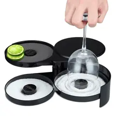 GENERICO - Escarchador De Vasos Para Preparar Micheladas 3 Bandejas