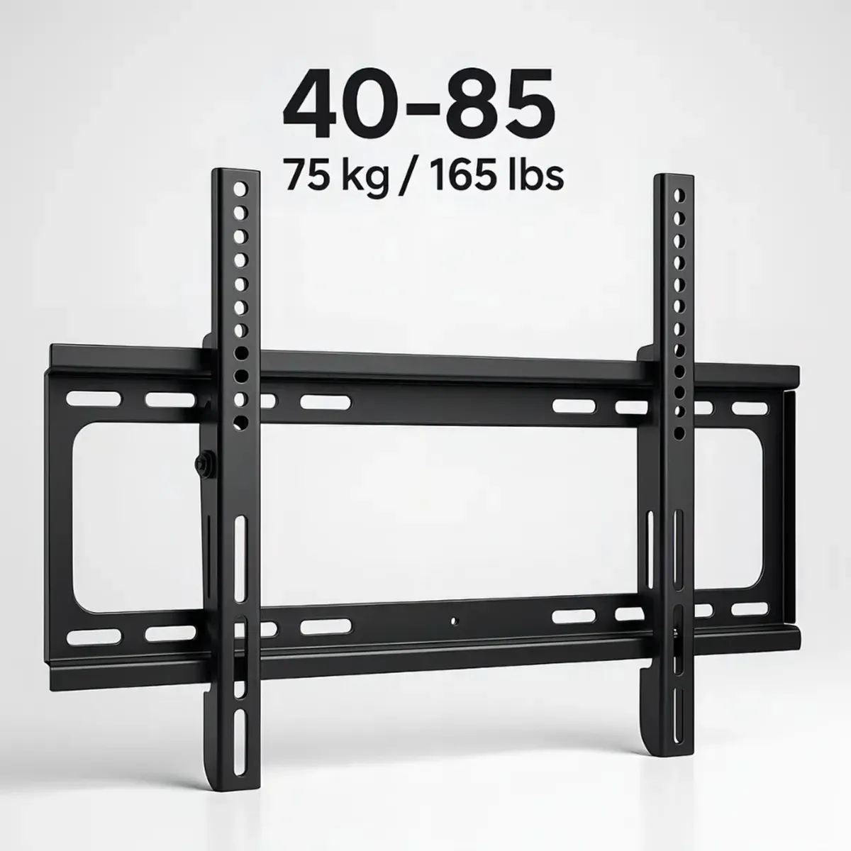 IRM - Soporte TV Fijo Pared 40-85 Pulgadas VESA 600x400 Negro