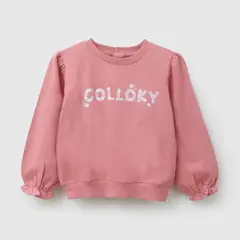 COLLOKY - Poleron niña azul 6-9M a 4-5A