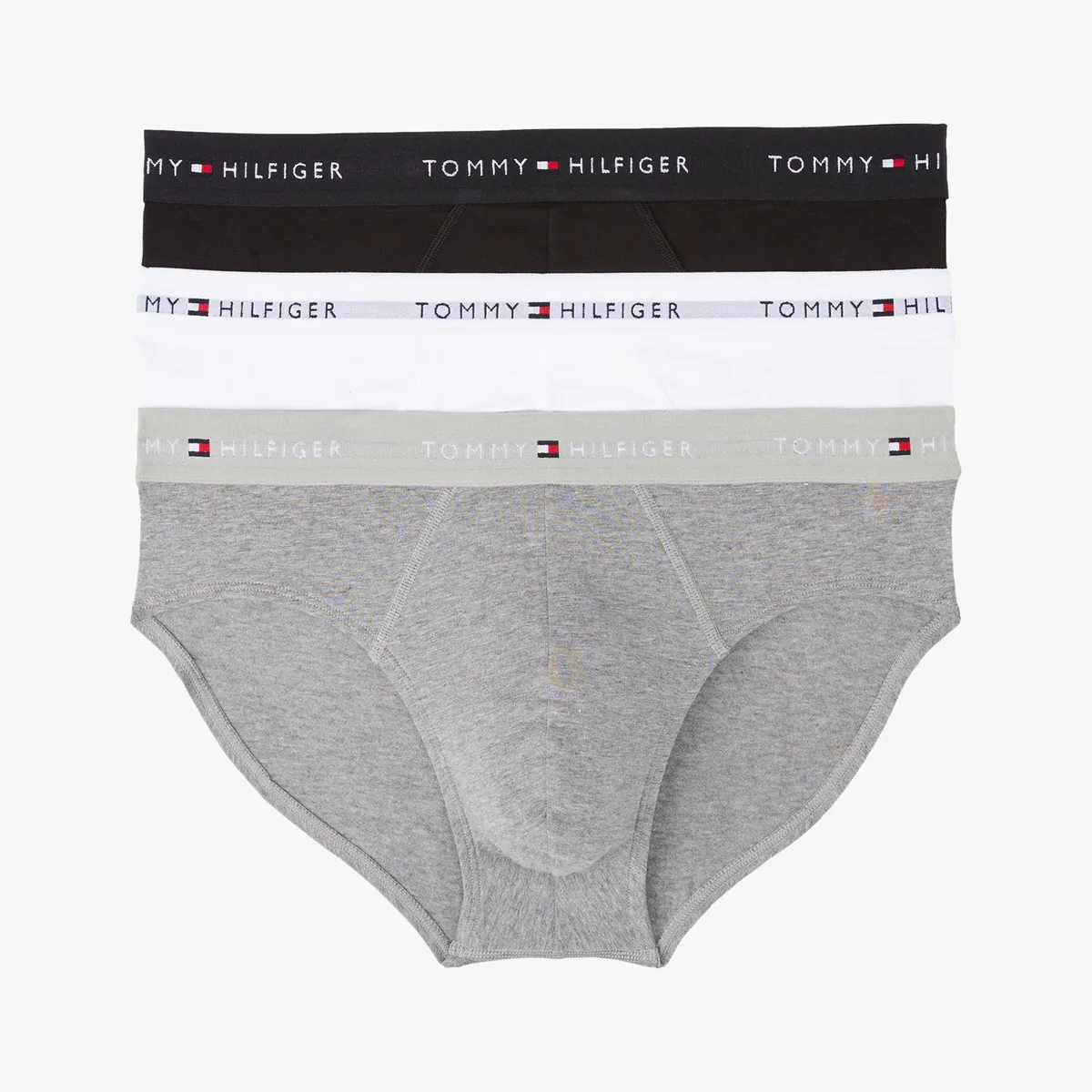 TOMMY HILFIGER - Pack De 3 Calzoncillos Slip Signature Multicolor Tommy Hilfiger