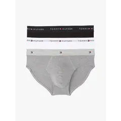 TOMMY HILFIGER - Pack De 3 Calzoncillos Slip Signature Multicolor