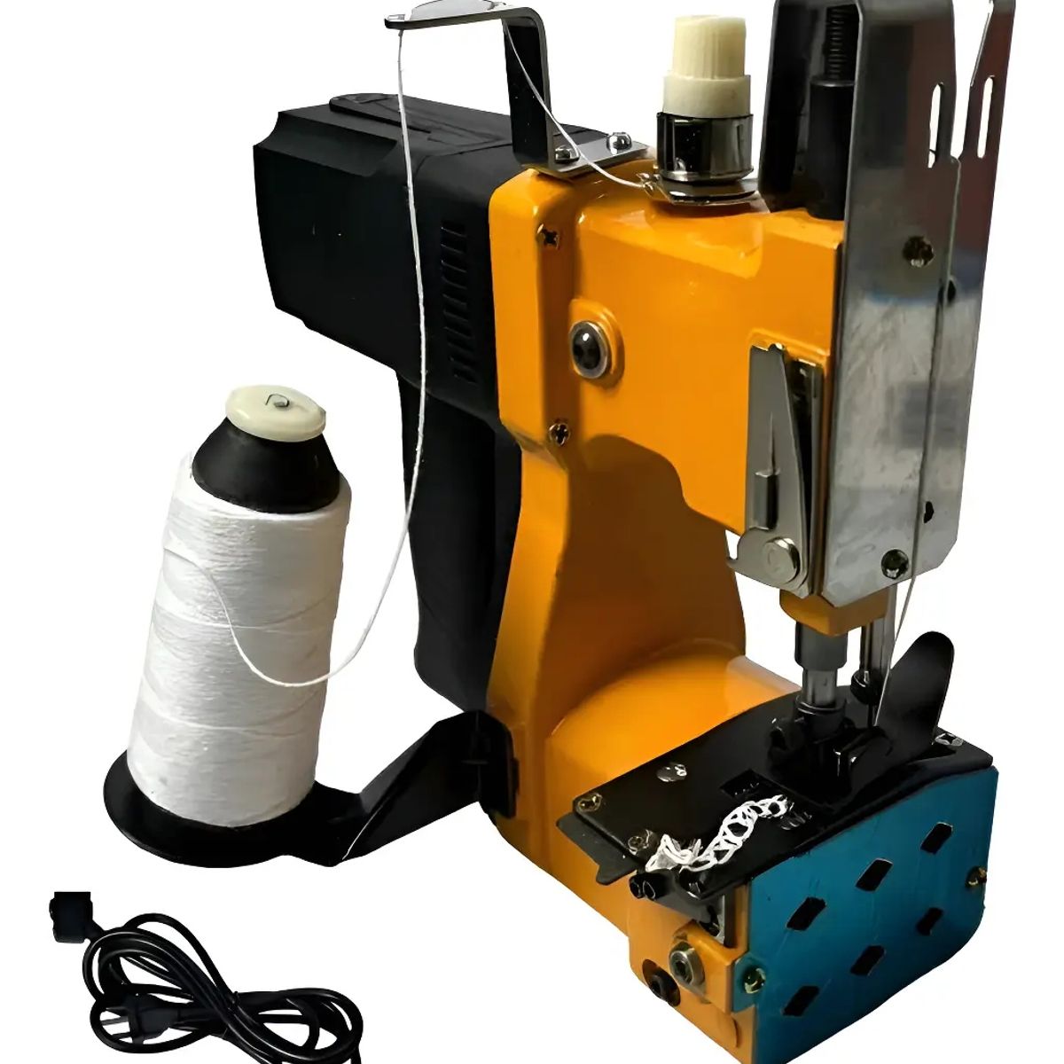GENERICO - Maquina De Coser 190w Sacos Portatil Amarillo