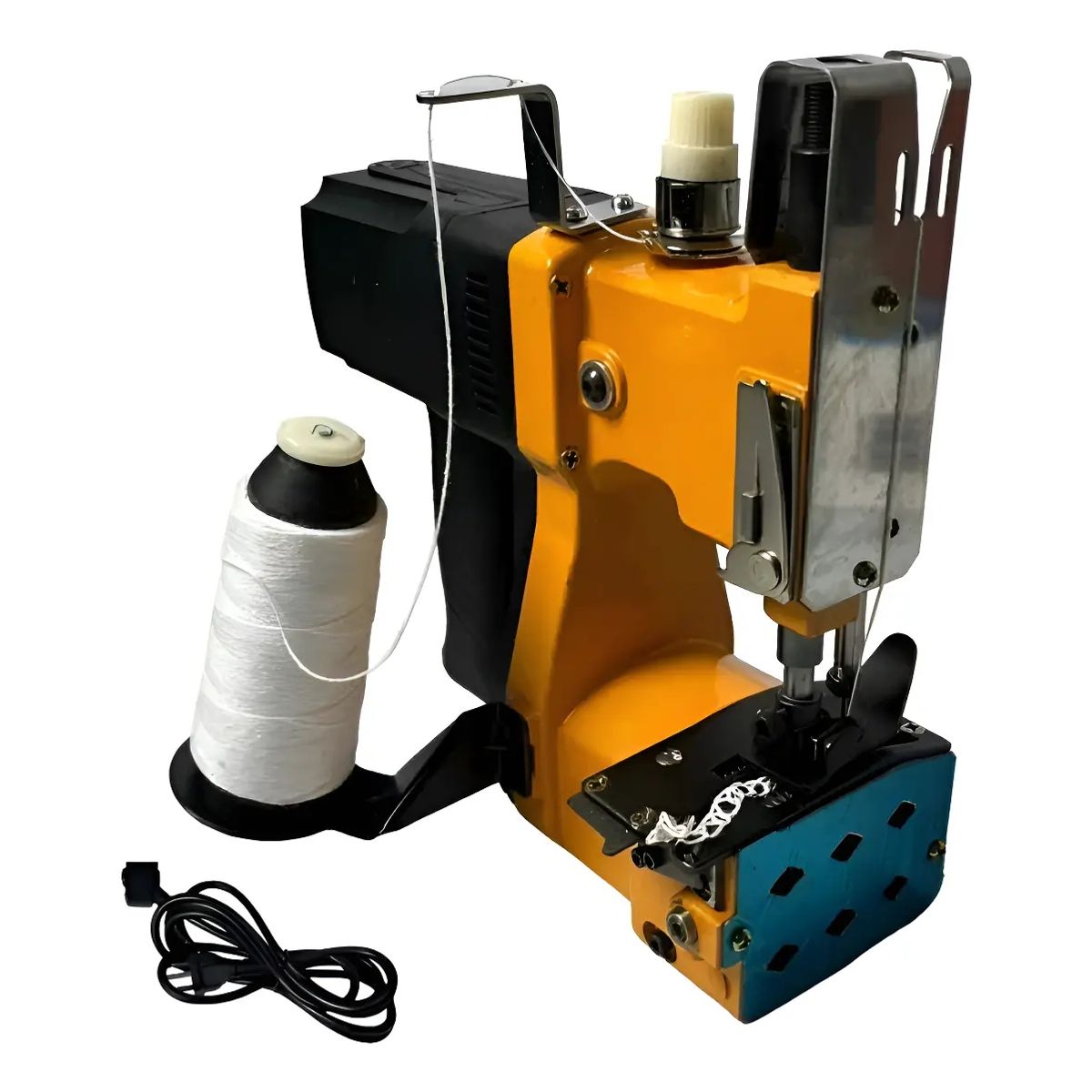 GENERICO - Maquina De Coser 190w Sacos Portatil Amarillo