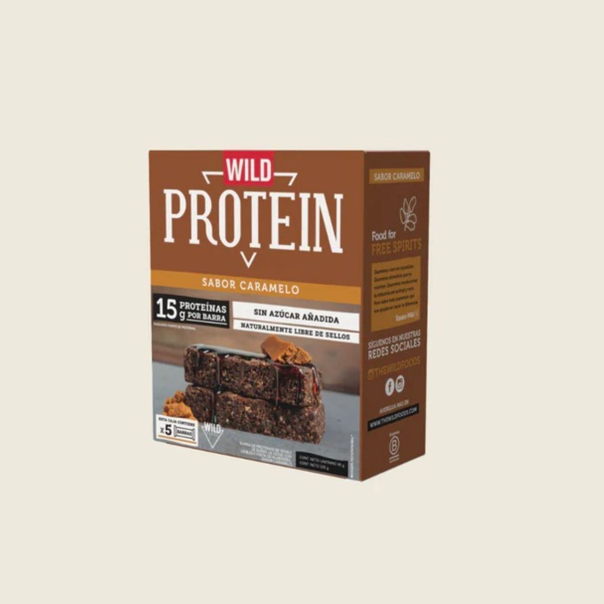 GENERICO - Wild Protein Caramelo 5 Unidades