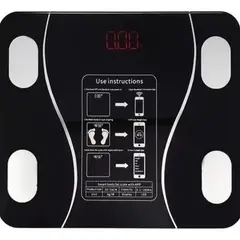 TASBEL - Peso Báscula Digital Balanza Bluetooth Inteligente domestico Color Negro