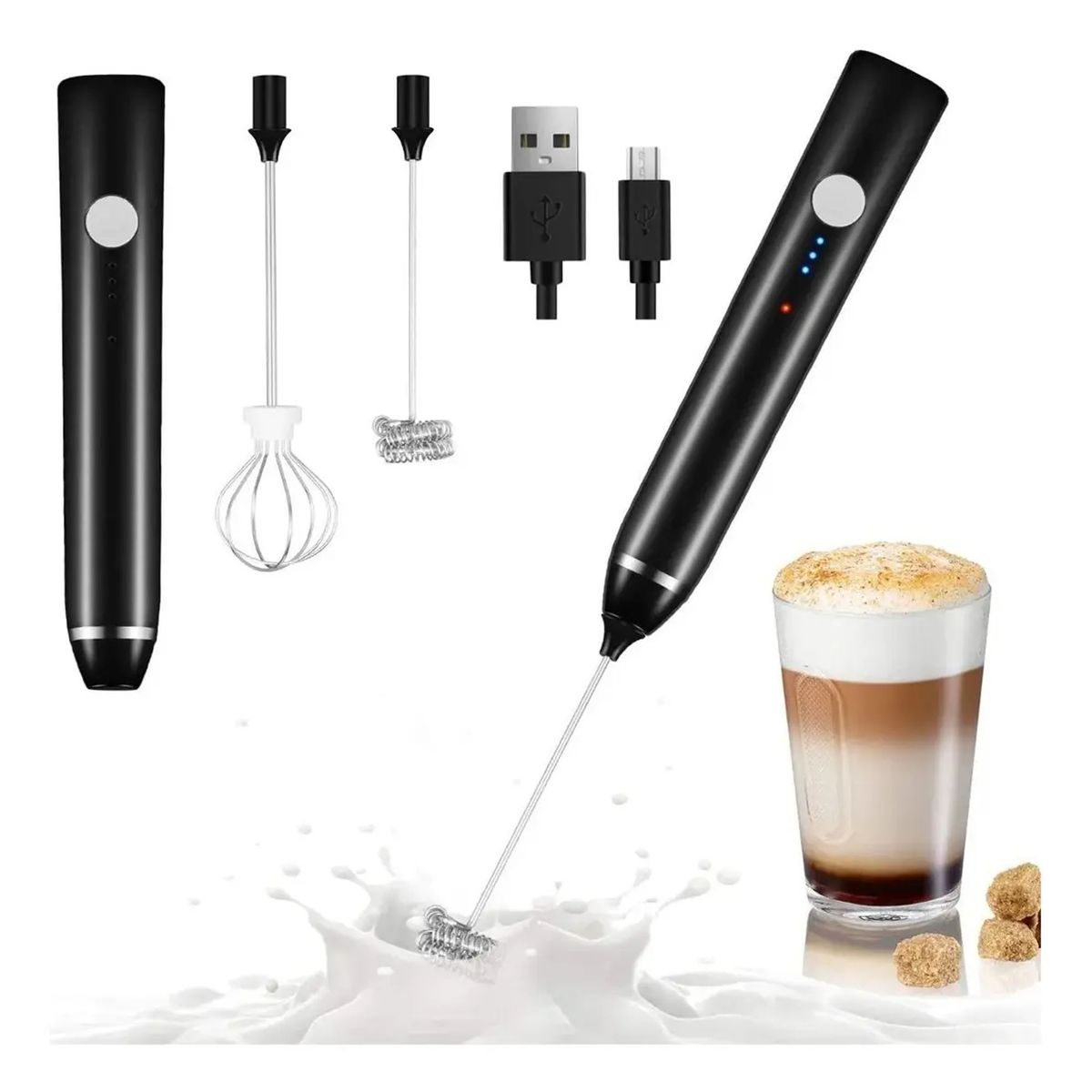 MOVI - Batidor de Café USB 3 Velocidades