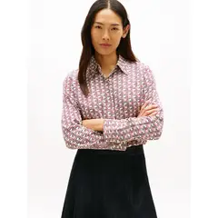 TOMMY HILFIGER - Camisa Twill Regular Fit Multicolor