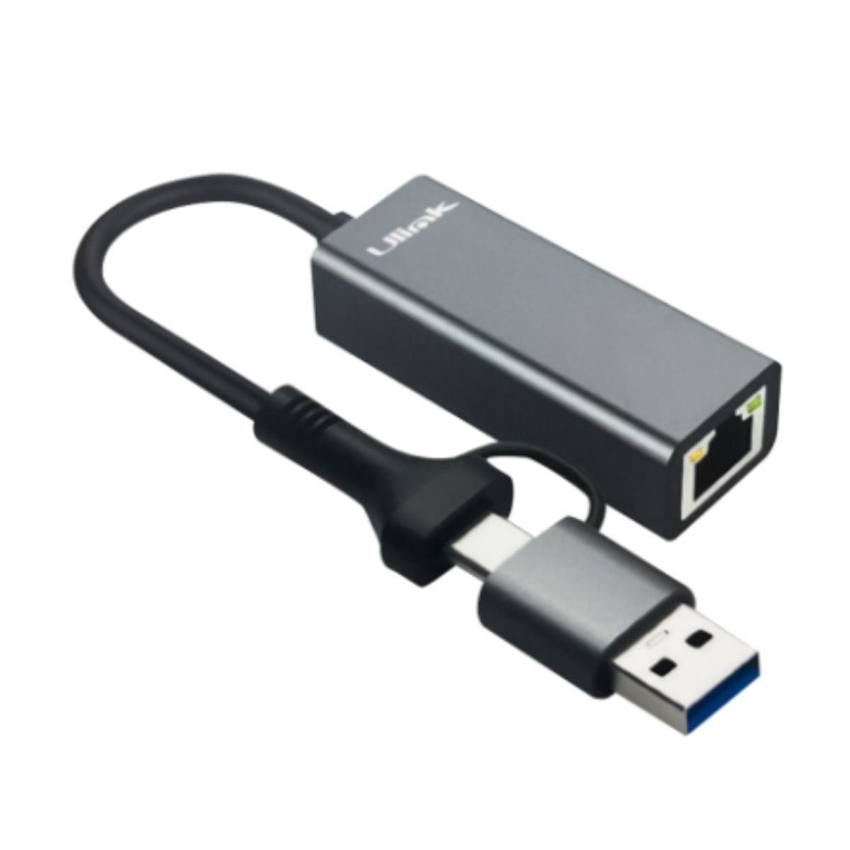ULINK - Adaptador USB-C Y USB 3.0 A Ethernet Gigabit 1000Mbps Ulink