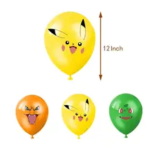 GENERICO - Kit Decoracion Cumpleaños Pikachu Cotillon Globos