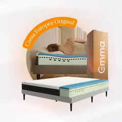 EMMA - Cama Europea Original 2 Plazas Plus