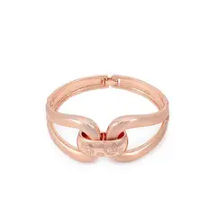 VANE COLLECTION - Pulsera esclava para mujer diseño nudo en fantasía fina con baño de oro rosado