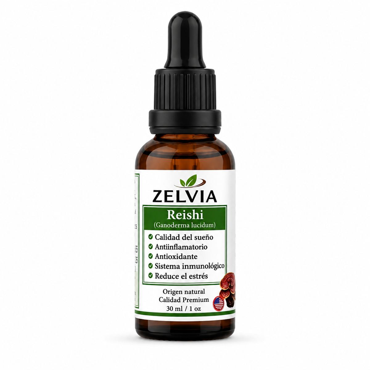 GENERICO - Reishi Ganoderma extracto Hongo 30ml Zelvia