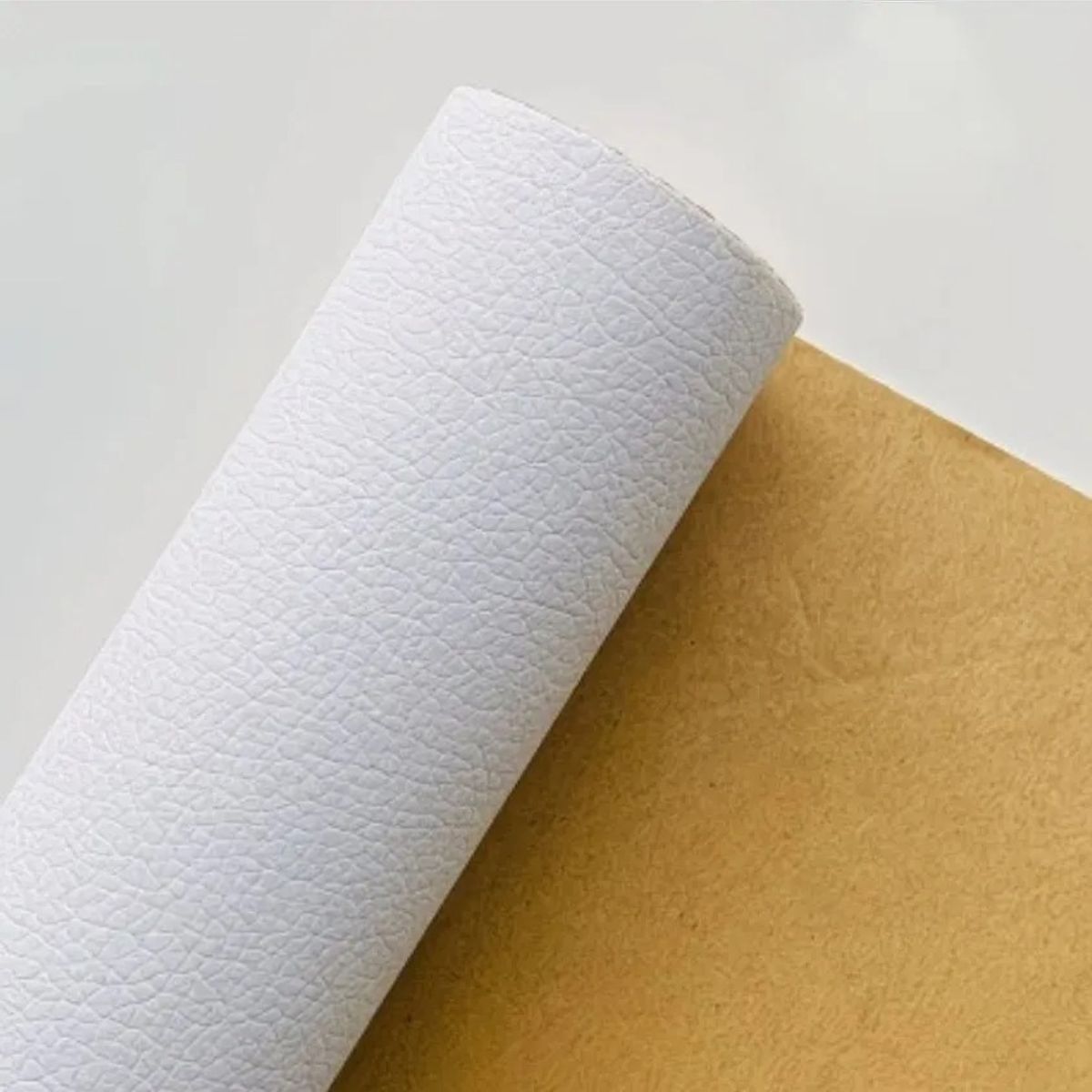 GENERICO - PARCHE  ECOCUERO ADHESIVO BLANCO– 1,37CM X 3M