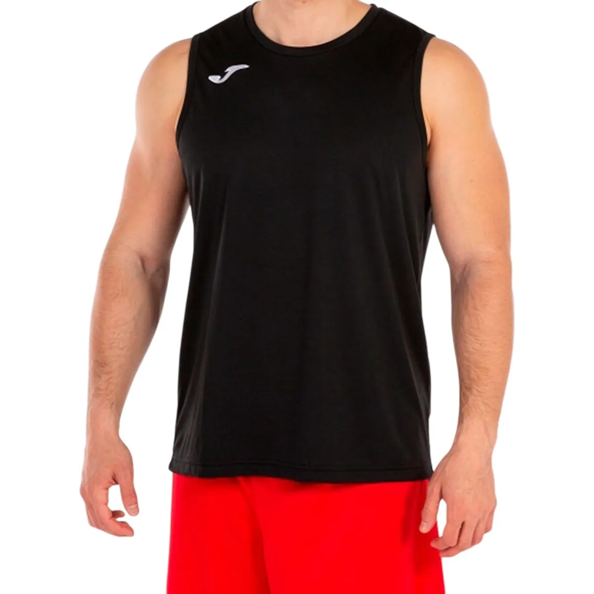 JOMA - Polera Deportiva Hombre Combi Negra Joma