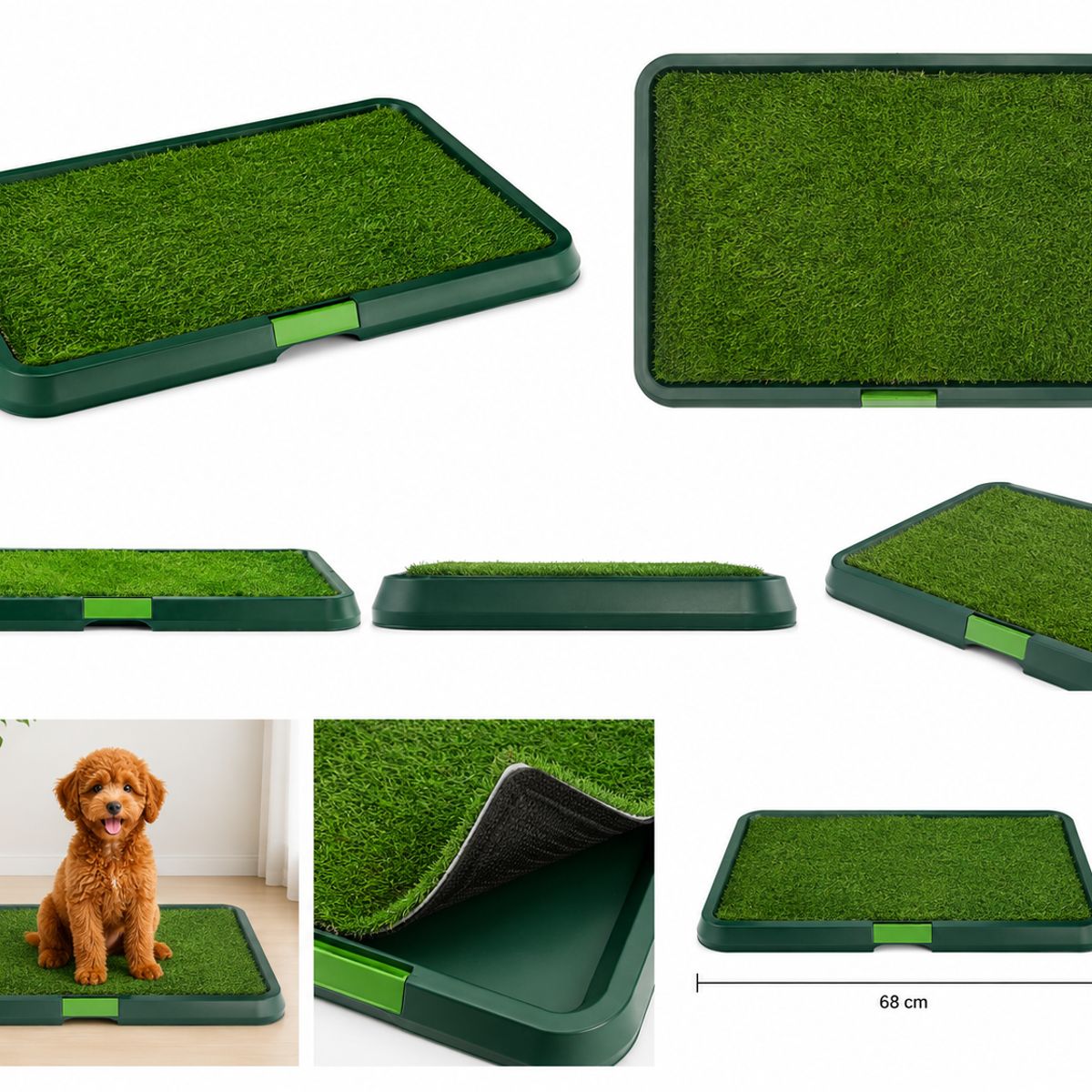 GENERICO - Césped Artificial Sanitario para Perros Reutilizable