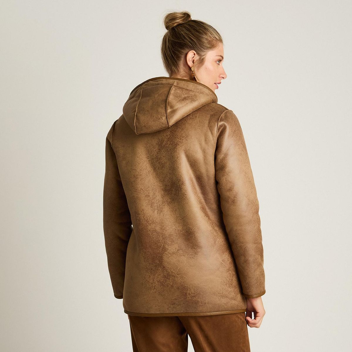 LORENZO DI PONTTI - Chaqueta Manga Larga Mujer Camel