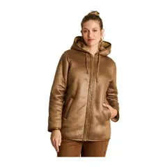 LORENZO DI PONTTI - Chaqueta Camel Manga Larga Elasticidad Nula Con Forro Calce Normal Tela Bonded