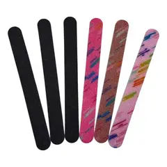 GENERICO - 12 Limas Para Uñas Con Diseño Manicure