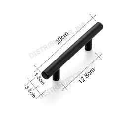 GENERICO - 10 Manillas Tirador Acero Inoxida 20cm Para Muebles Cajon