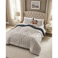 GENERICO - Plumon Sherpa 2 Plazas Extra Cálido Invierno Mashini