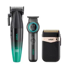 GENERICO - Barber Combo Vgr Cortapelo V003 Patillera V990 +shaver V331