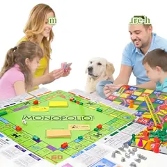 GENERICO - Juego Monopoly Clásico Juego De Mesa Español