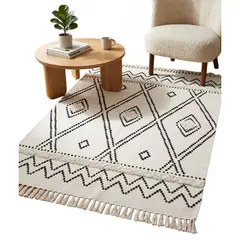 GENERICO - Alfombra Decorativa Tamaño 120x180 cm Diseño Boho Moderno 3