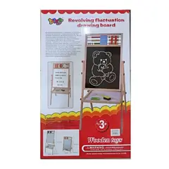 GENERICO - Pizarra Atril Infantil Doble Cara Tiza Y Plumon